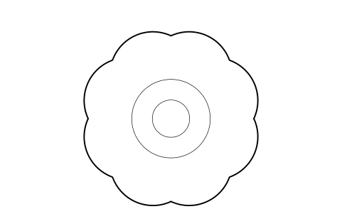 Anteprima del simbolo Rose, 800, blocco PLT_ROSE_800