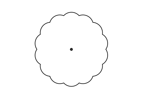 Anteprima del simbolo Tree, round crown, 2500, blocco PLT_TREE_ROUND_2500