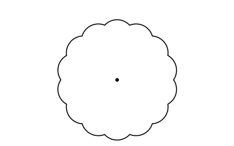 Anteprima del simbolo Tree, round crown, 4500, blocco PLT_TREE_ROUND_4500