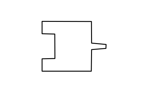 Preview of the Flow-moulded product symbol, block IPP_0319