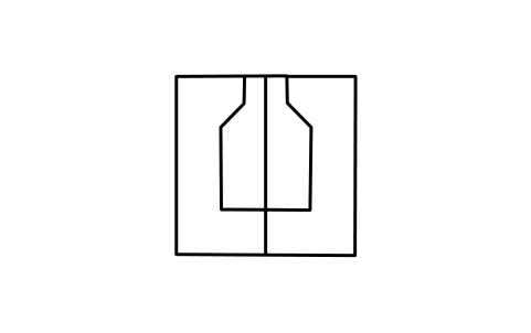 Preview of the Blow moulding die symbol, block IPP_0332