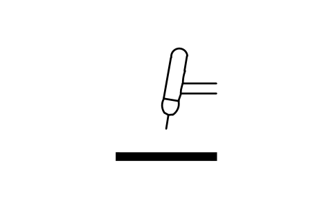 Preview of the TIG welding symbol, block IPP_0462