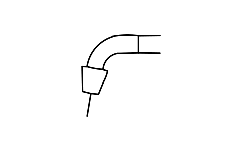 Preview of the MIG/MAG torch symbol, block IPP_0464