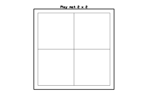 Preview of the Play mat 2 x 2 symbol, block PLY_IN_MAT