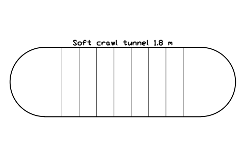 Preview of the Soft crawl tunnel 1.8 m symbol, block PLY_IN_TUNNEL