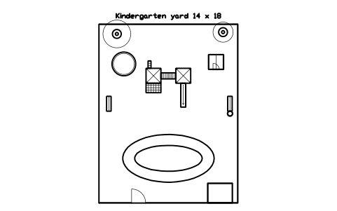 Preview of the Kindergarten yard 14 x 18 symbol, block PLY_LAYOUT_KINDERGARTEN