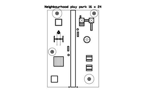 Preview of the Neighbourhood play park 16 x 24 symbol, block PLY_LAYOUT_PARK