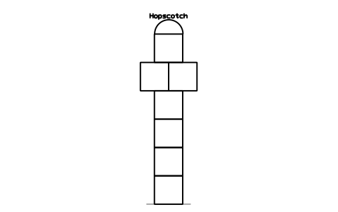 Preview of the Hopscotch symbol, block PLY_MARK_HOPSCOTCH