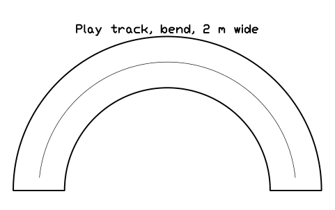 Preview of the Play track, bend, 2 m wide symbol, block PLY_PUMP_BIKE
