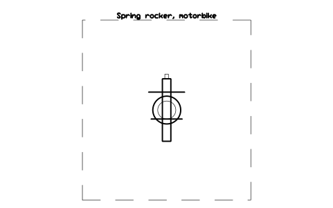 Preview of the Spring rocker, motorbike symbol, block PLY_ROCKER_BIKE
