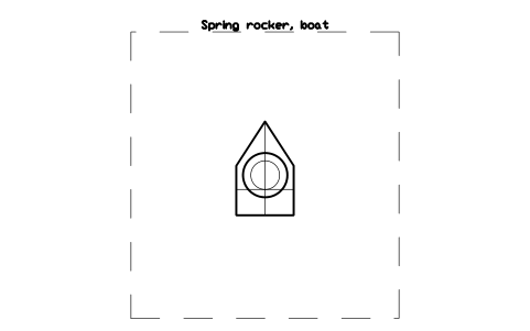 Preview of the Spring rocker, boat symbol, block PLY_ROCKER_BOAT