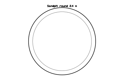 Preview of the Sandpit round 2.4 m symbol, block PLY_SAND_ROUND