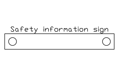 Preview of the Safety information sign symbol, block PLY_SIGN