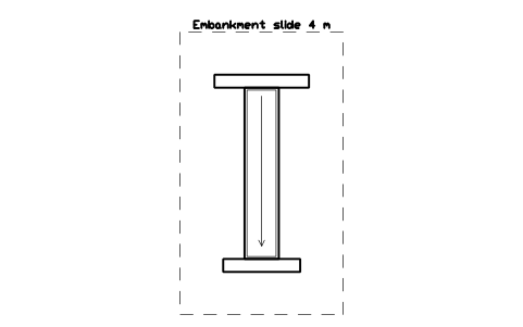 Preview of the Embankment slide 4 m symbol, block PLY_SLIDE_EMBANKMENT