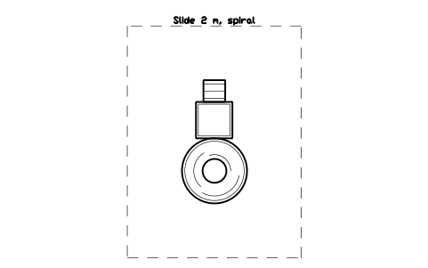 Preview of the Slide 2 m, spiral symbol, block PLY_SLIDE_SPIRAL