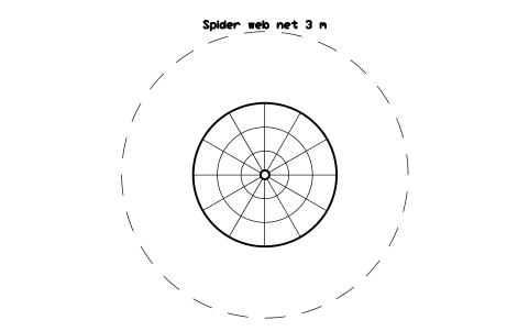 Preview of the Spider web net 3 m symbol, block PLY_SPIDER_WEB