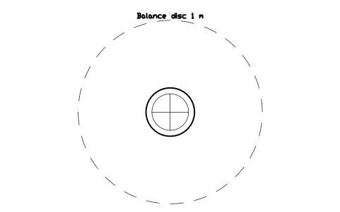 Preview of the Balance disc 1 m symbol, block PLY_SPINNER_DISC
