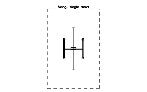 Preview of the Swing, single seat symbol, block PLY_SWING_1