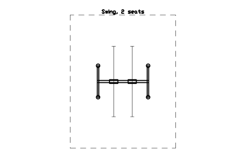 Preview of the Swing, 2 seats symbol, block PLY_SWING_2