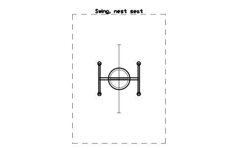 Preview of the Swing, nest seat symbol, block PLY_SWING_NEST