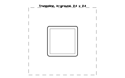Preview of the Trampoline, in-ground, 2.4 x 2.4 symbol, block PLY_TRAMPOLINE_SQUARE
