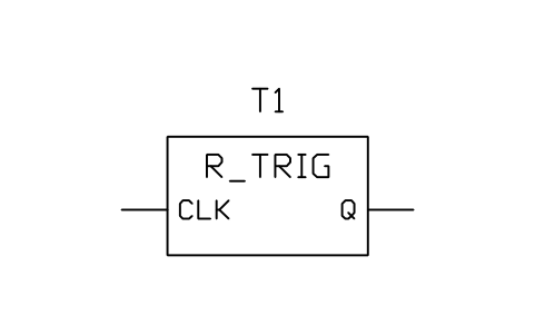 Anteprima del simbolo R_TRIG, rising edge detector, blocco PLC_FB_R_TRIG