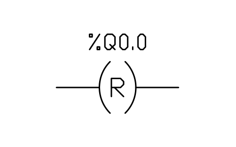 Anteprima del simbolo Coil, reset (unlatch), blocco PLC_LD_COIL_RESET