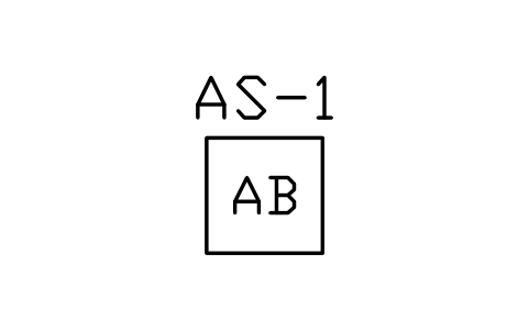 Abort station sembolünün önizlemesi, blok PLF_ALM_ABORT
