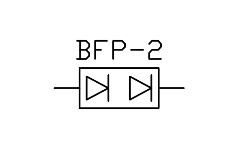Backflow preventer, double check sembolünün önizlemesi, blok PLF_BACKFLOW_DC