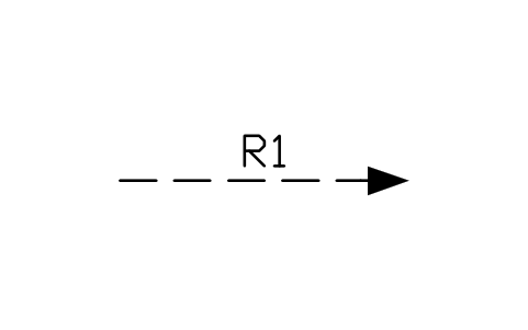Escape route sembolünün önizlemesi, blok PLF_ESC_ROUTE