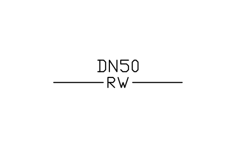 Reclaimed water sembolünün önizlemesi, blok PLF_LINE_RW