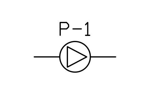 Pump, in-line sembolünün önizlemesi, blok PLF_PUMP_INLINE