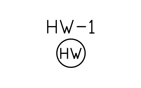 Riser, hot water sembolünün önizlemesi, blok PLF_RISER_HW