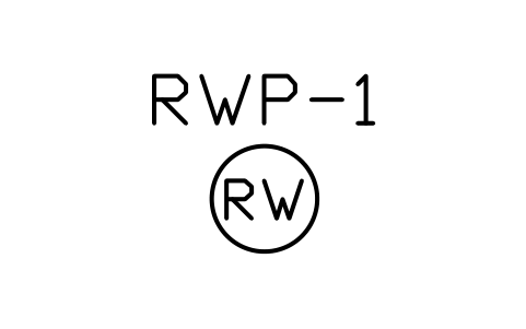 Rainwater pipe sembolünün önizlemesi, blok PLF_STACK_RWP