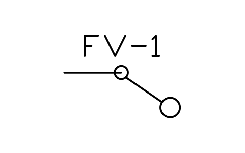Float valve sembolünün önizlemesi, blok PLF_VALVE_FLOAT