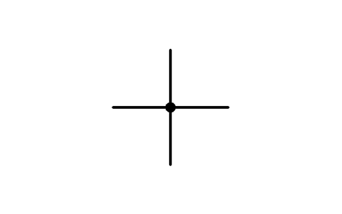 符號 Crossing with connection 的預覽，圖塊名 PPD_X506_CROSSING_CONNECTED