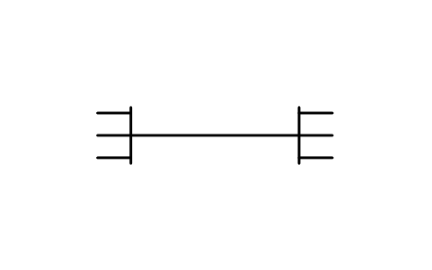 符號 Multi-line to single-line change 的預覽，圖塊名 PPD_X6030_MULTI_TO_SINGLE_LINE