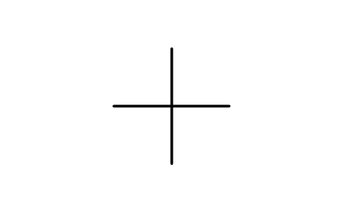 符號 Crossing without connection 的預覽，圖塊名 PPD_X6031_CROSSING_NOT_CONNECTED