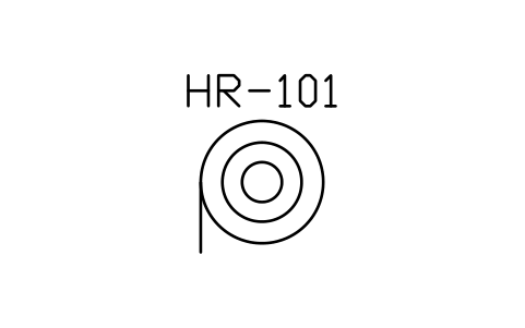 符號 Hose reel 的預覽，圖塊名 PPD_P031_HOSE_REEL