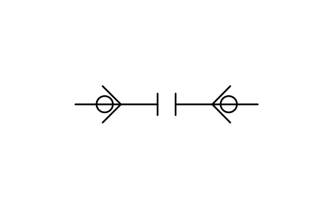 符號 Quick coupling, self-closing, uncoupled 的預覽，圖塊名 PPD_P033_QUICK_COUPLING_SHUTOFF