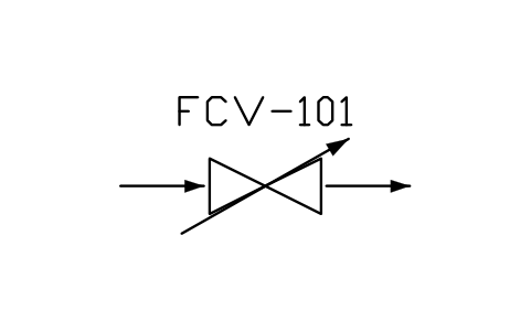 符號 Control valve 的預覽，圖塊名 PPD_X6110_CONTROL_VALVE