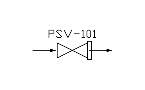符號 Safety valve 的預覽，圖塊名 PPD_X6120_SAFETY_VALVE