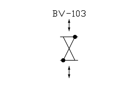 符號 Breather valve, safety function 的預覽，圖塊名 PPD_X6124_BREATHER_SAFETY_VALVE