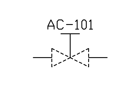 符號 Manual actuator 的預覽，圖塊名 PPD_681_ACTUATOR_MANUAL