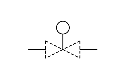 Vorschau des Symbols Antrieb, Bauart nicht angegeben, Block PPD_P050_ACTUATOR_GENERAL