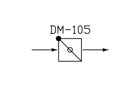 符號 Non-return damper 的預覽，圖塊名 PPD_X6160_DAMPER_NON_RETURN
