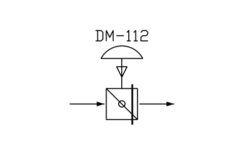 符號 Safety damper, diaphragm, fail close 的預覽，圖塊名 PPD_X6171_DAMPER_SAFETY_DIAPHRAGM