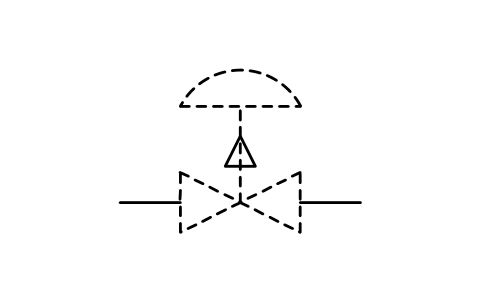 Vorschau des Symbols Selbsttätige Rückstellung, öffnet bei Ausfall, Block PPD_X6203_AUTO_RETURN_OPEN