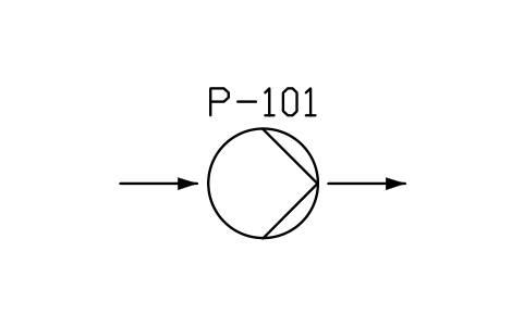 符號 Pump, general 的預覽，圖塊名 PPD_2301_PUMP