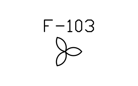 符號 Fan (integrated in another object) 的預覽，圖塊名 PPD_P070_FAN_INTEGRATED